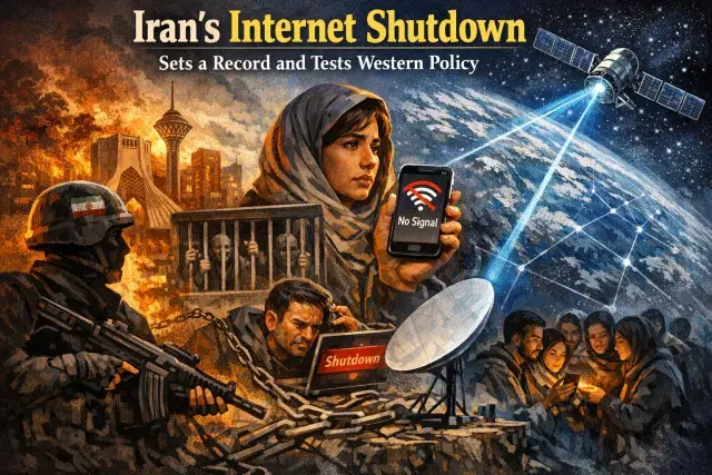 Iran’s Internet Shutdown Sets a Record and Tests Western Policy